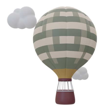 Montgolfière  3D Icon