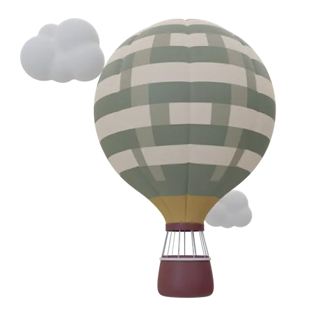 Montgolfière  3D Icon