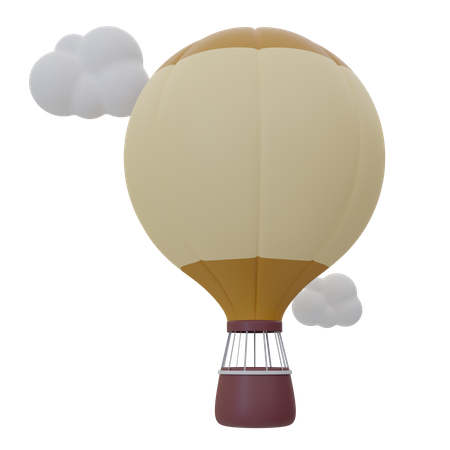 Montgolfière  3D Icon