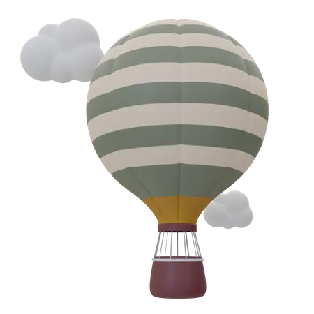 Montgolfière  3D Icon