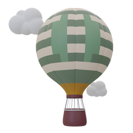 Montgolfière  3D Icon