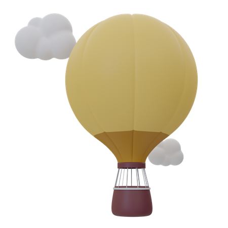 Montgolfière  3D Icon