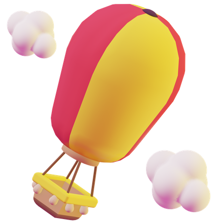 Montgolfière  3D Icon