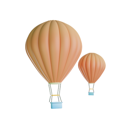 Montgolfière  3D Icon