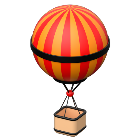 Montgolfière  3D Icon