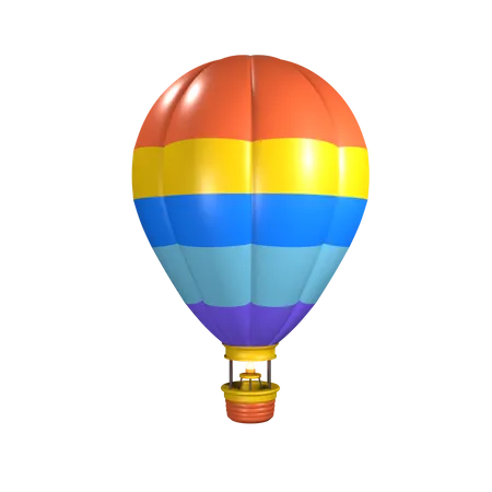 Montgolfière  3D Icon