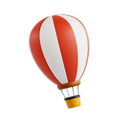 Montgolfière flottant dans le ciel  3D Icon