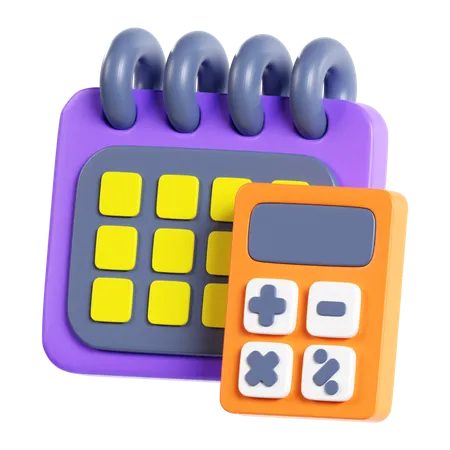 Monthly Budget  3D Icon