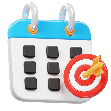 Monthly Goals  3D Icon