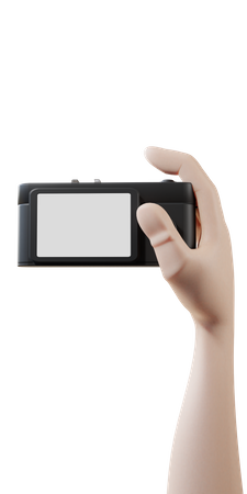 Montrant une photo dans un appareil photo numérique  3D Icon
