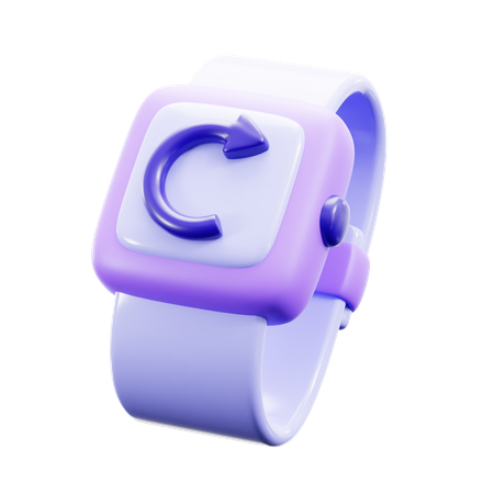 Rechargement de la montre intelligente  3D Icon