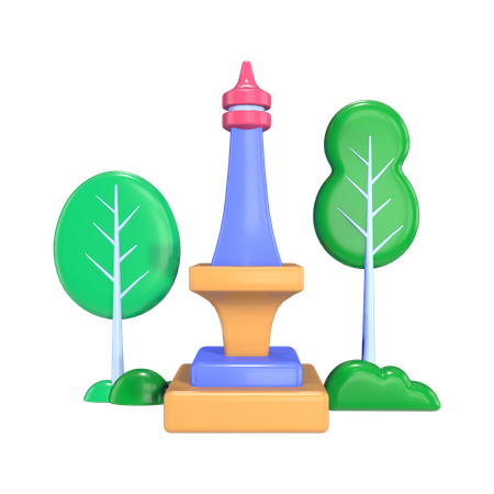 Monument  3D Icon
