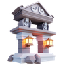3d monument logo