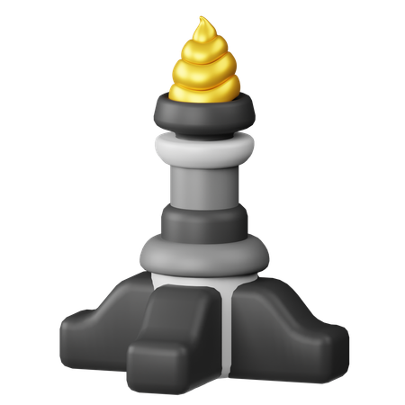 Monument de bravoure  3D Icon
