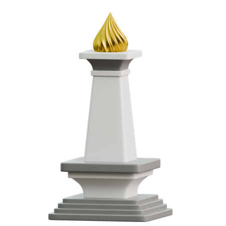 Monument de Jakarta  3D Icon