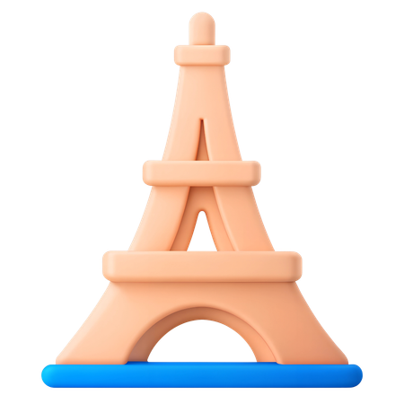 Monument de la Tour Eiffel  3D Icon