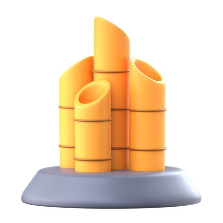Monument en bambou  3D Icon