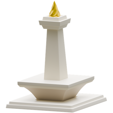 Monument national  3D Icon