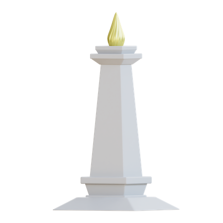 Monument national  3D Icon