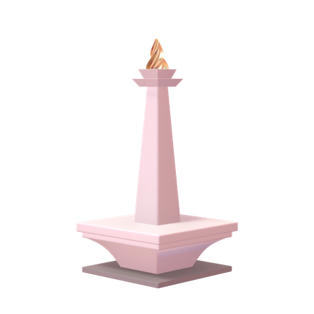 Monument national  3D Icon