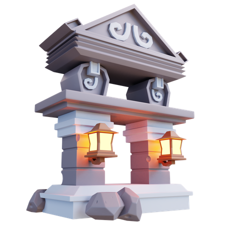 Monumento  3D Icon