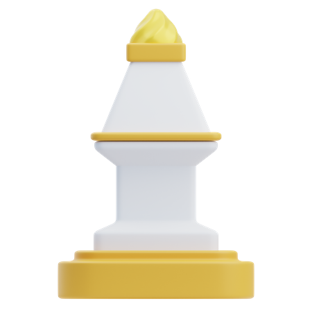 Monumento iogue  3D Icon