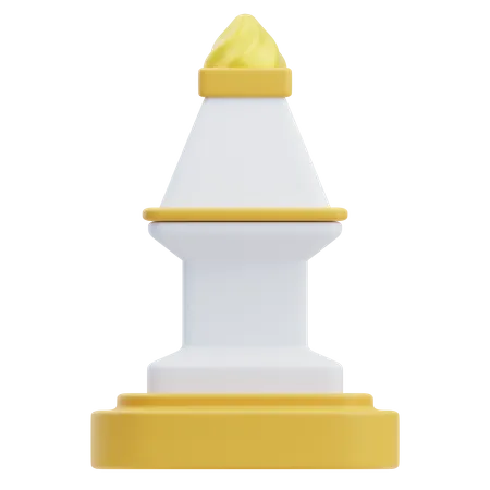 Monumento iogue  3D Icon