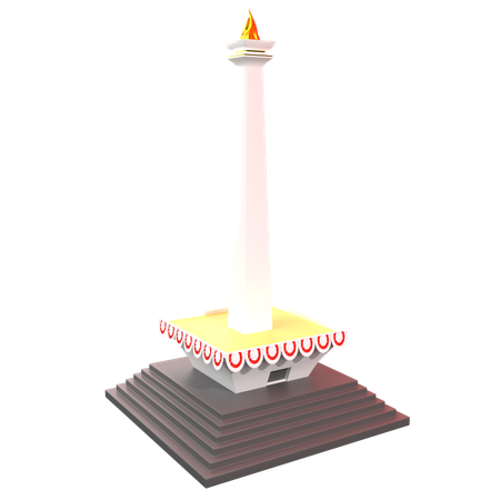 Monumento nacional  3D Icon