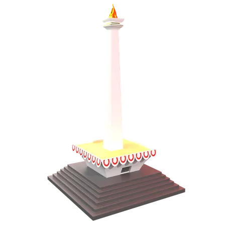 Monumento nacional  3D Icon