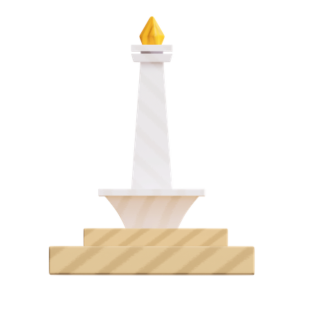 Monumento nacional  3D Icon