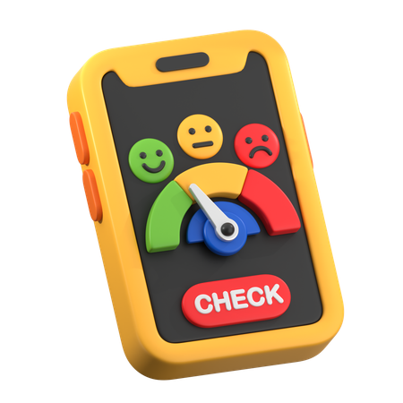 Mood Tracker App  3D Icon