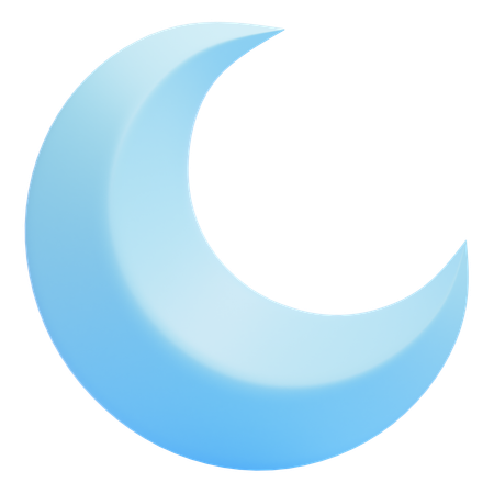 Moon  3D Icon
