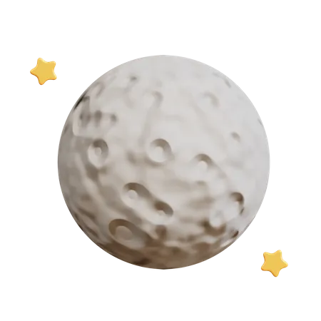 Moon  3D Icon