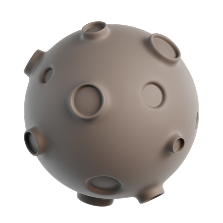 Moon  3D Icon