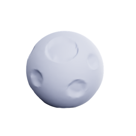 Moon  3D Icon