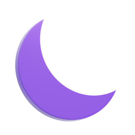 Moon  3D Icon