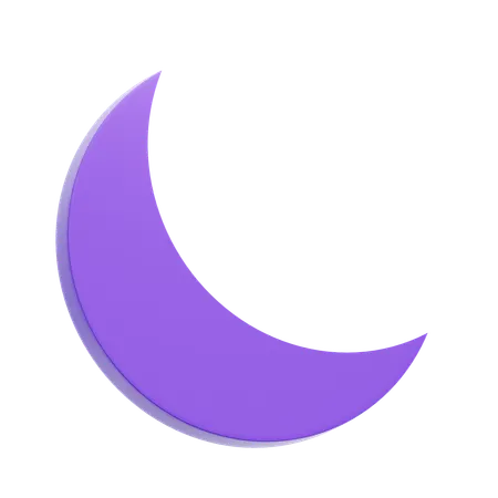 Moon  3D Icon