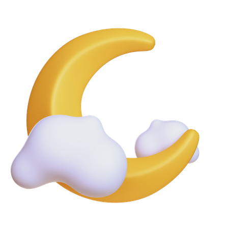 Moon  3D Icon