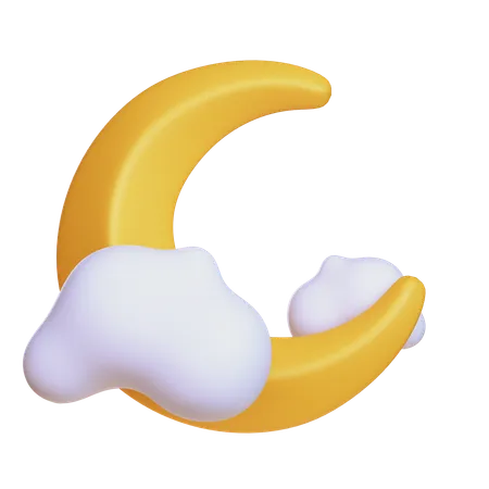 Moon  3D Icon