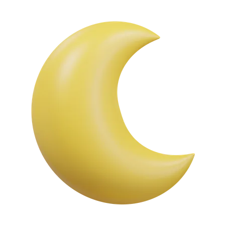 Moon  3D Icon