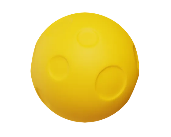 Moon  3D Icon