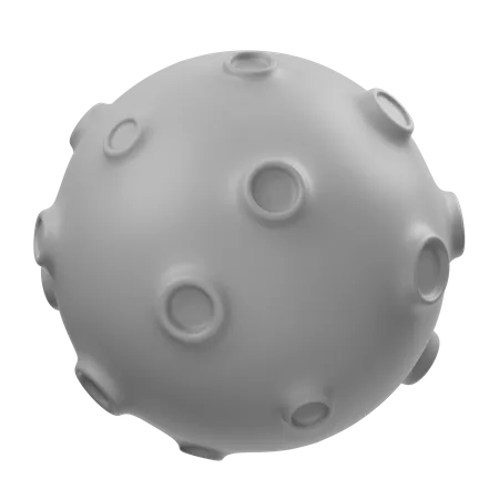 Moon  3D Icon