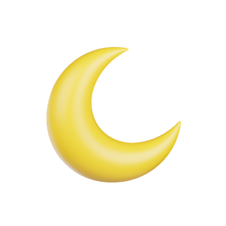 Moon  3D Icon