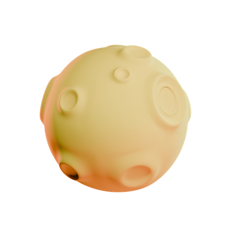 Moon  3D Icon