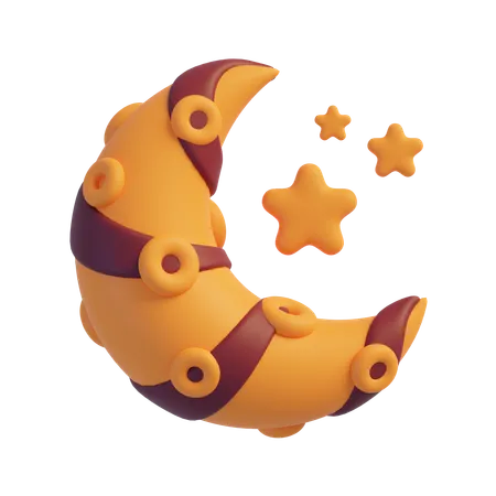 Moon  3D Icon