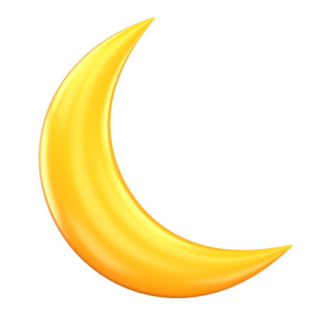 Moon  3D Icon