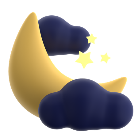 Moon  3D Icon