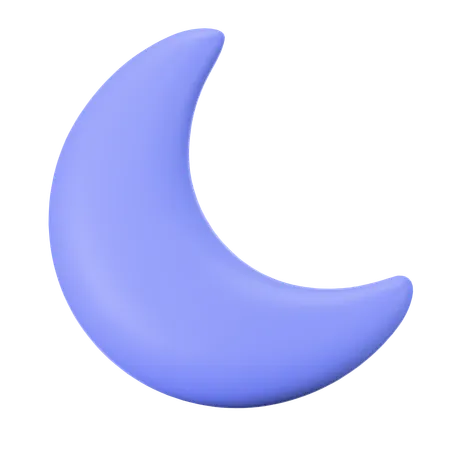 Moon  3D Icon