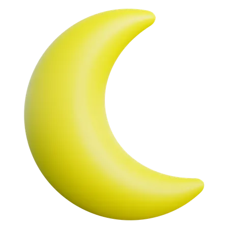 Moon  3D Icon