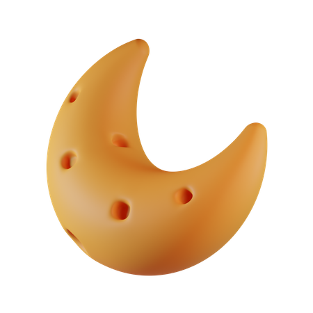 Moon  3D Icon